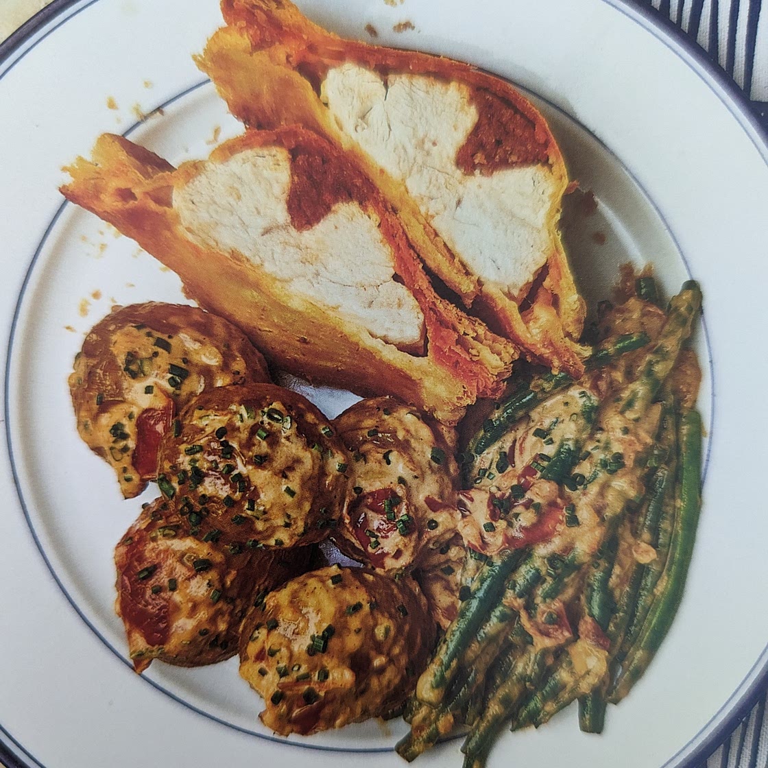 Chicken & Nduja Wellington with Creamy Chive Sauce