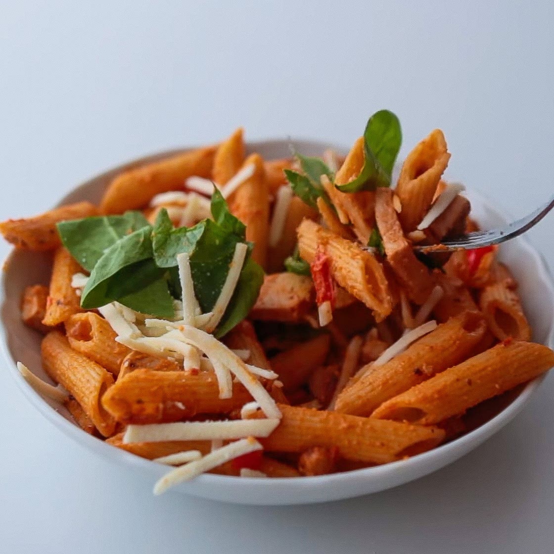 Overnight Tofu Hummus Pasta — MINA ROME