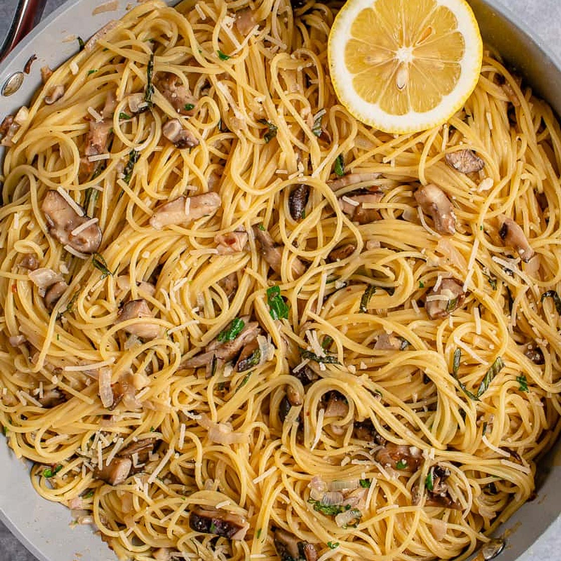 Miso Garlic Butter Pasta (Dairy-Free)