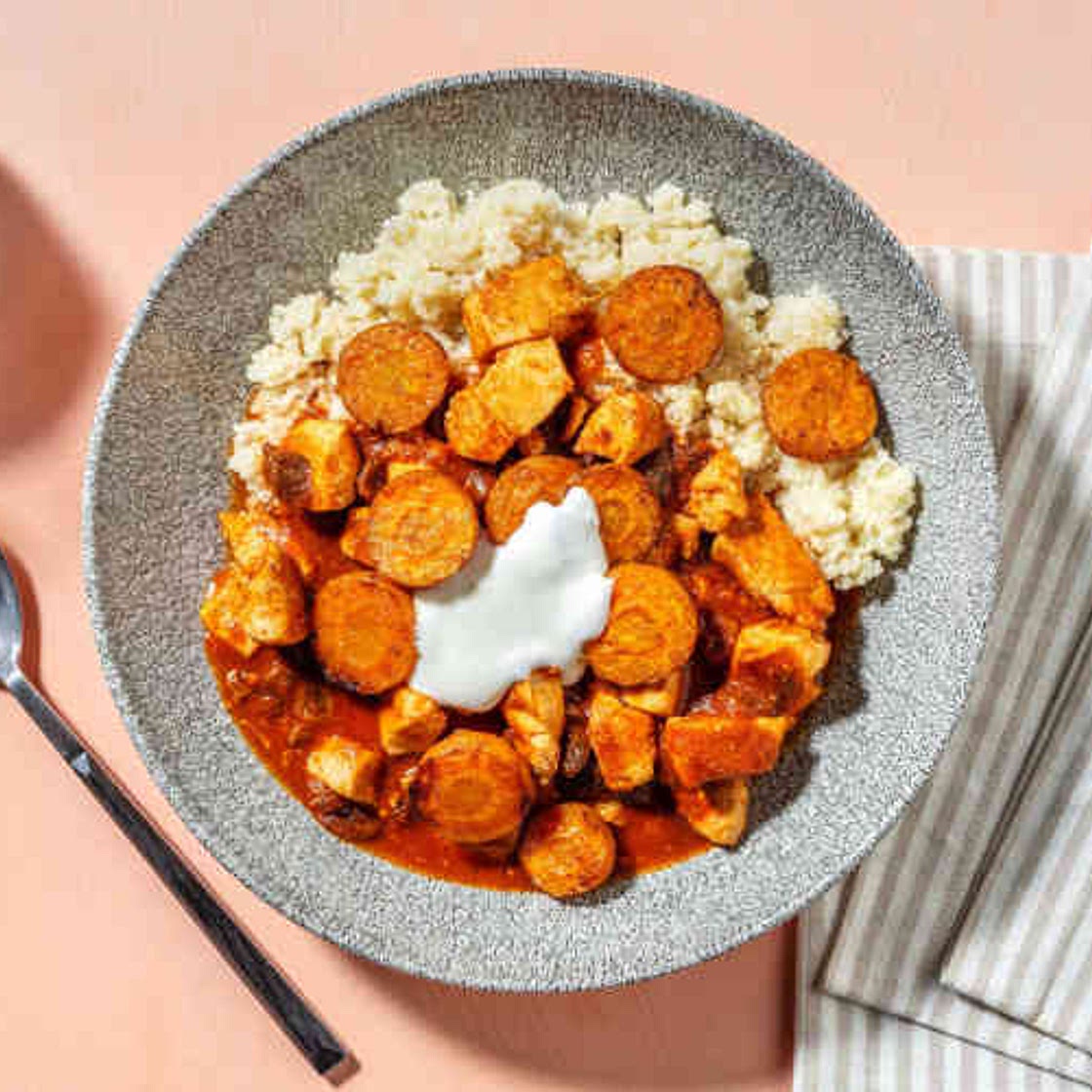 Middle Eastern Style Chicken and Raisin Stew