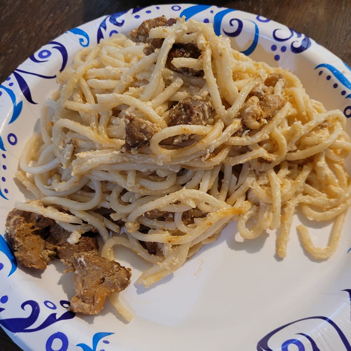 10-MINUTE CREAM CHEESE PASTA