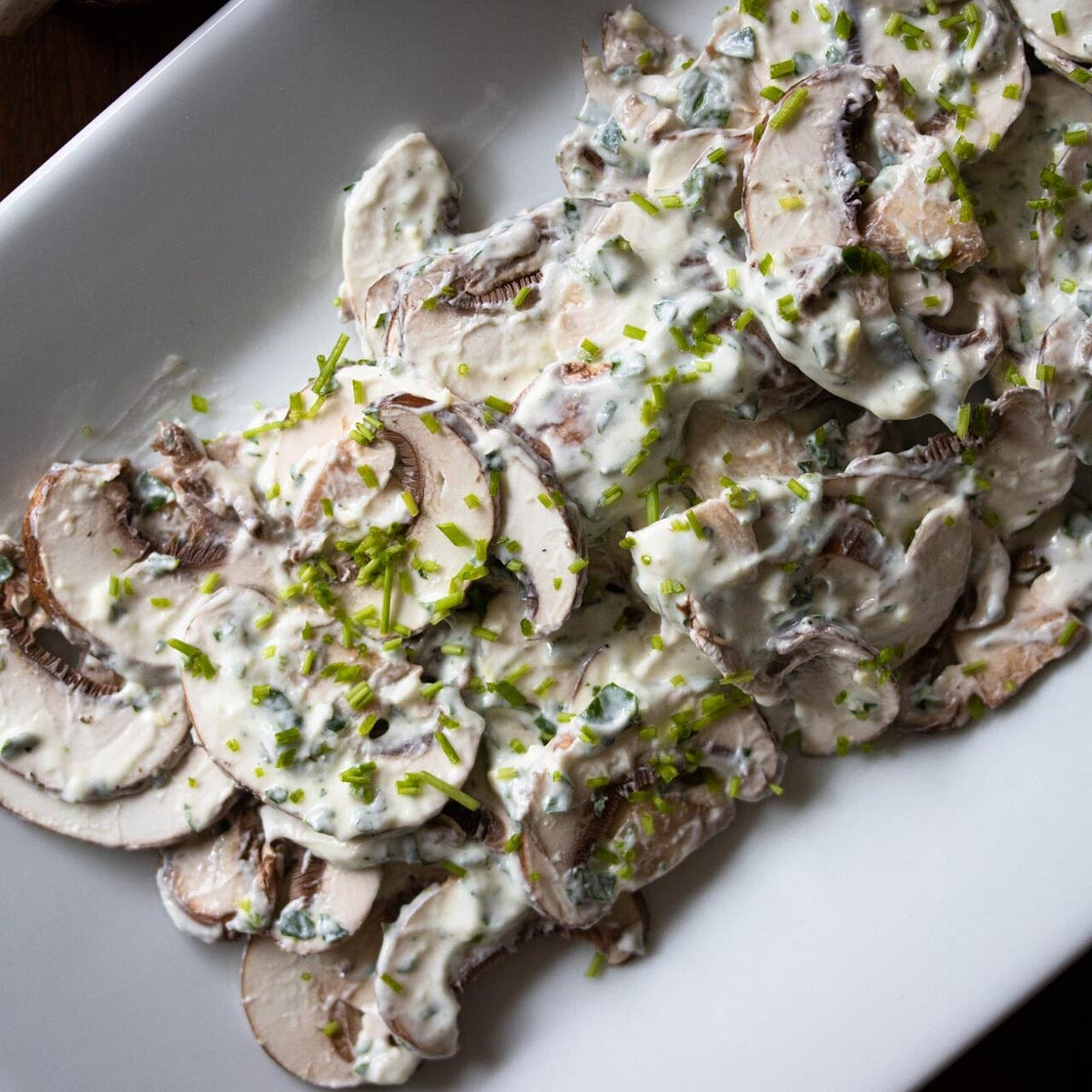 Mushrooms and Herbs Salad