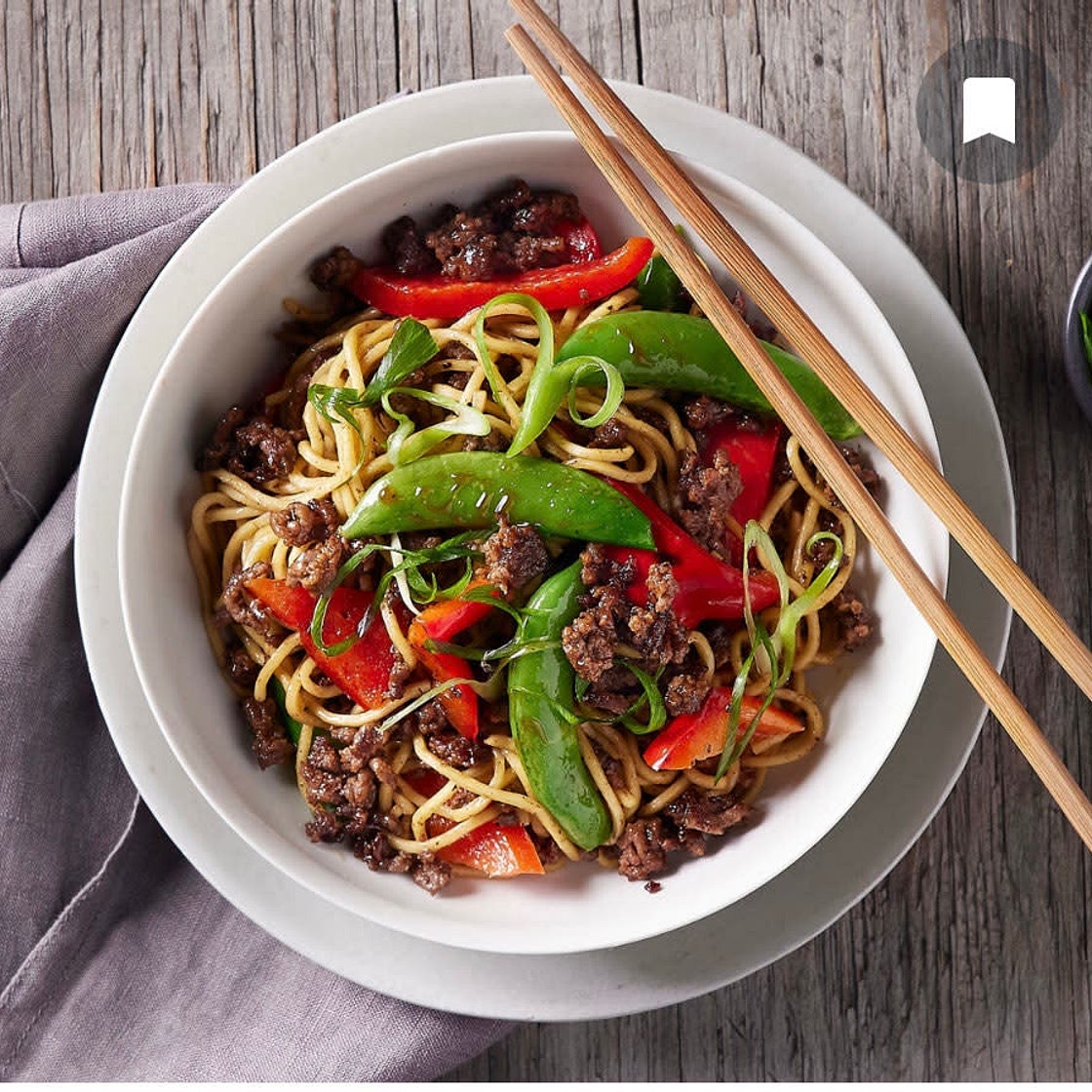 Beef chow mein