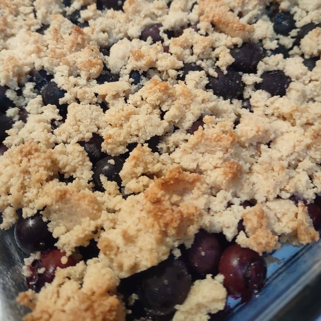 Keto Blueberry Cobbler - Gluten Free