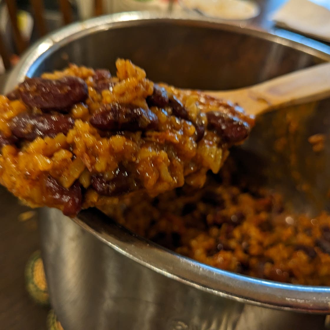Belizean Rice and Beans (and Chicken)