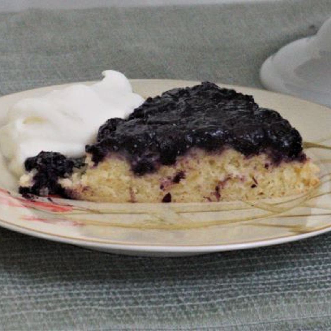 Blueberry Lemon Upside Down Cake