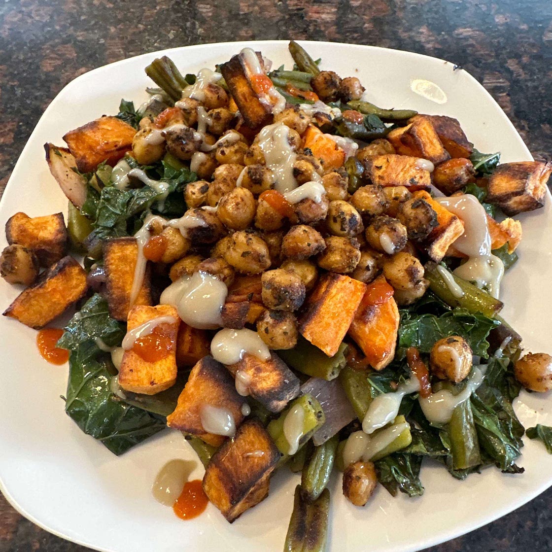 Sweet Potato Chickpea Buddha Bowl
