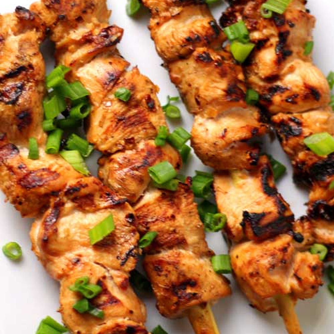 Grilled Lemongrass Chicken Skewers