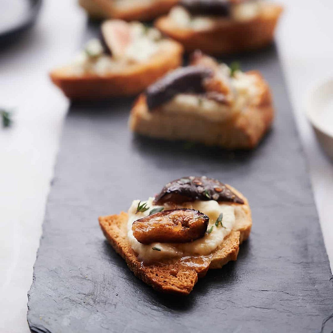 Whipped Ricotta Toast with Roasted Figs