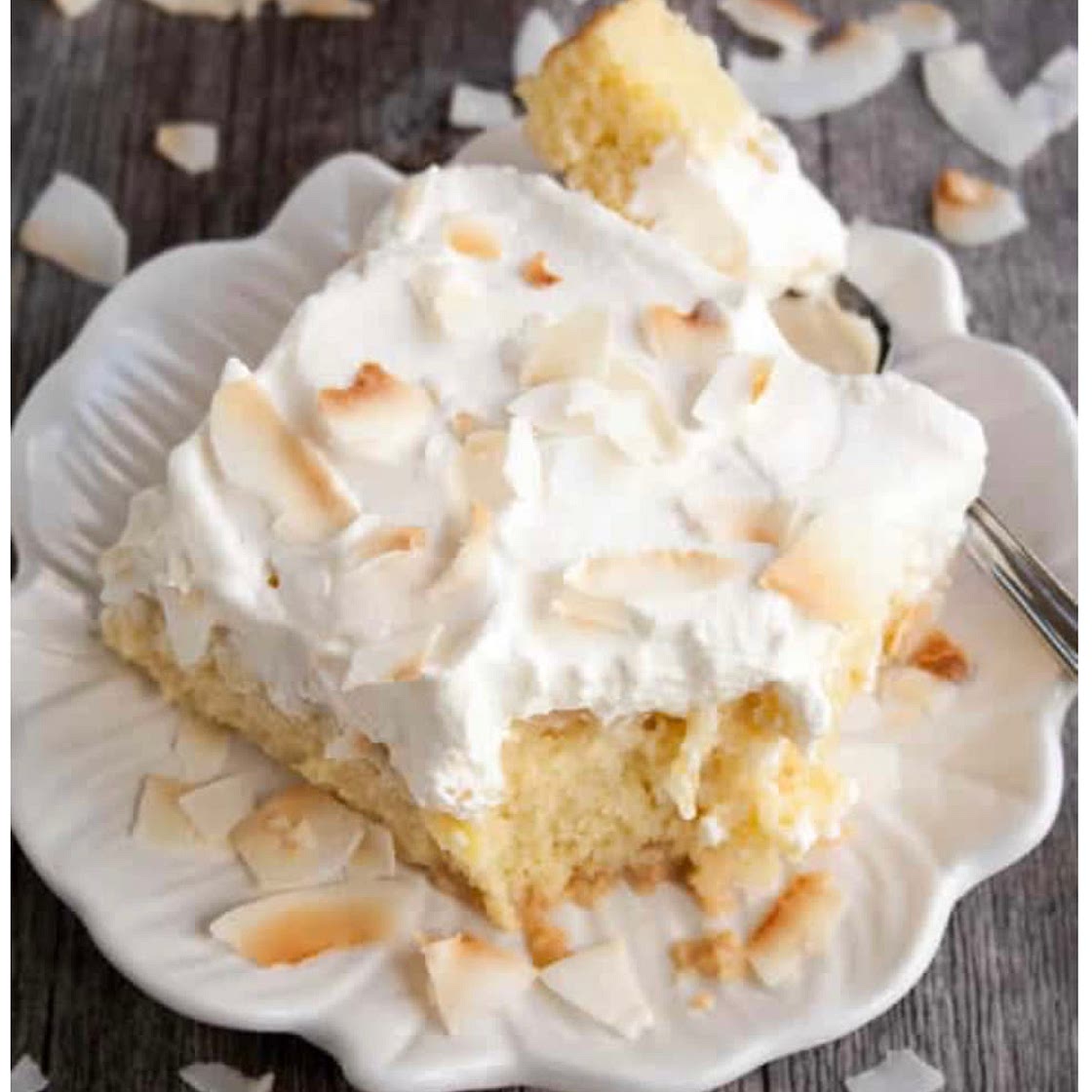 Pineapple Coconut Tres Leches Cake 