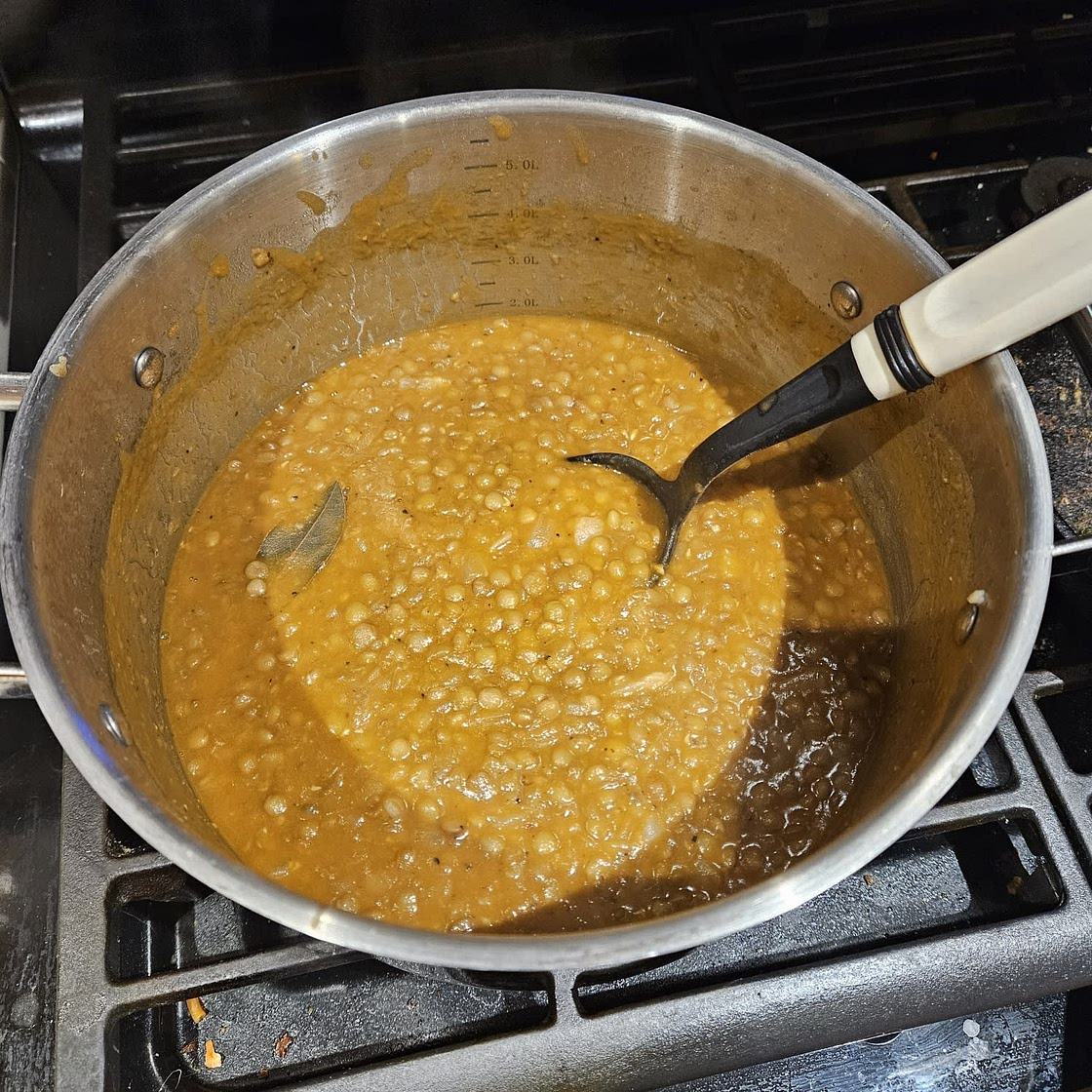 Greek Lentil Soup recipe (Fakes Soupa)