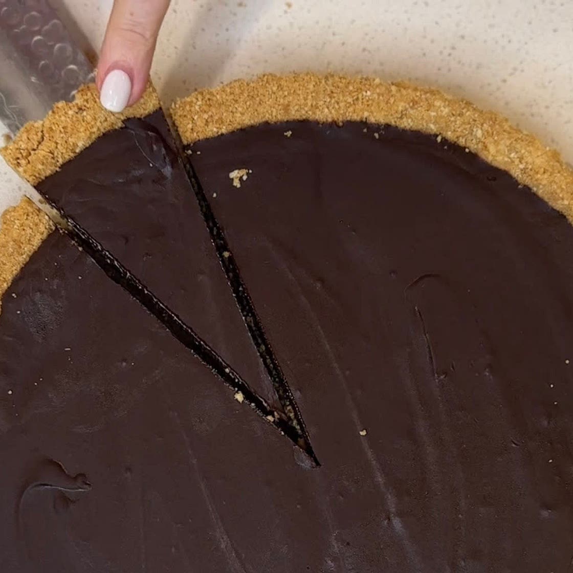 No Bake Chilli Chocolate Tart