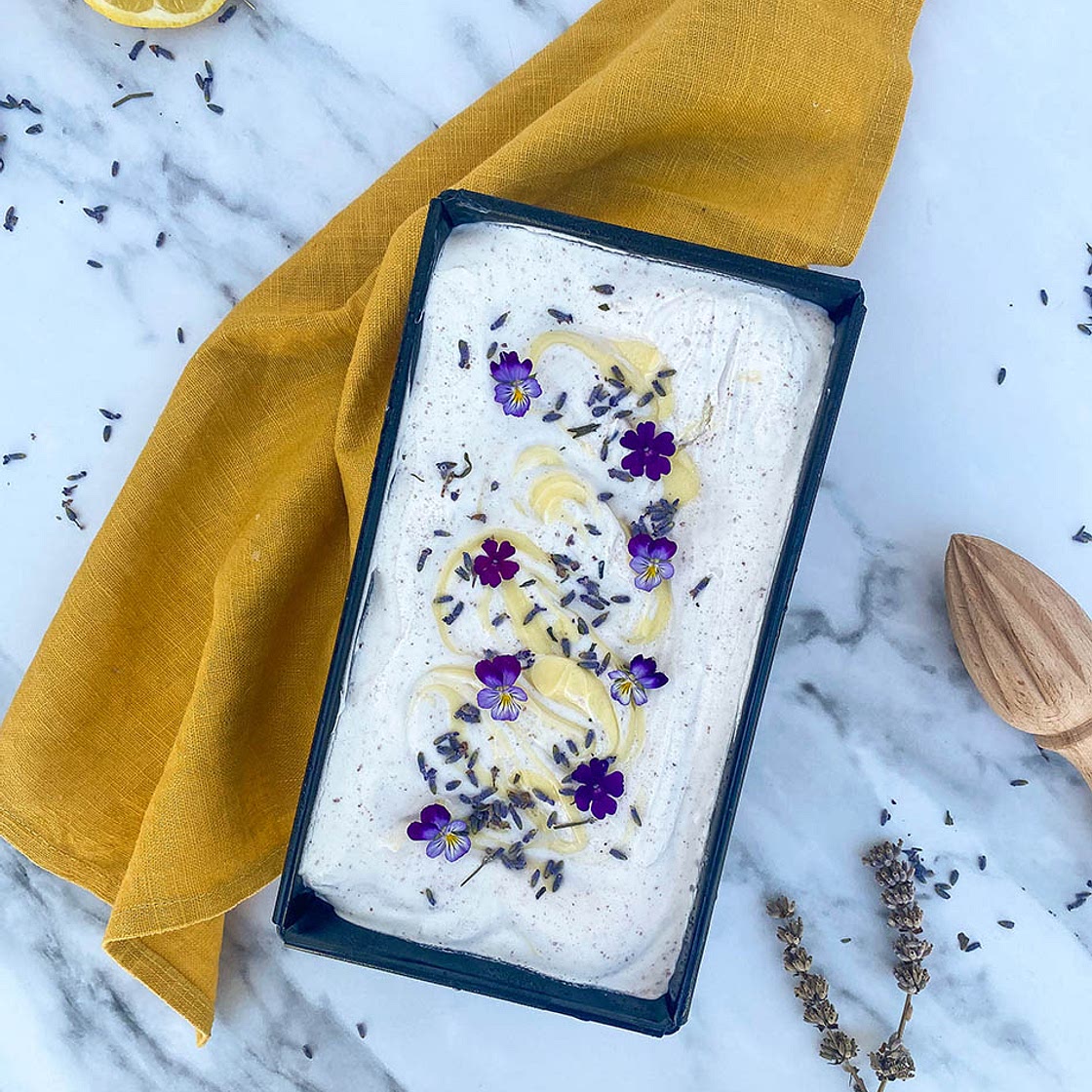 Lavender Lemon Ice Cream Recipe