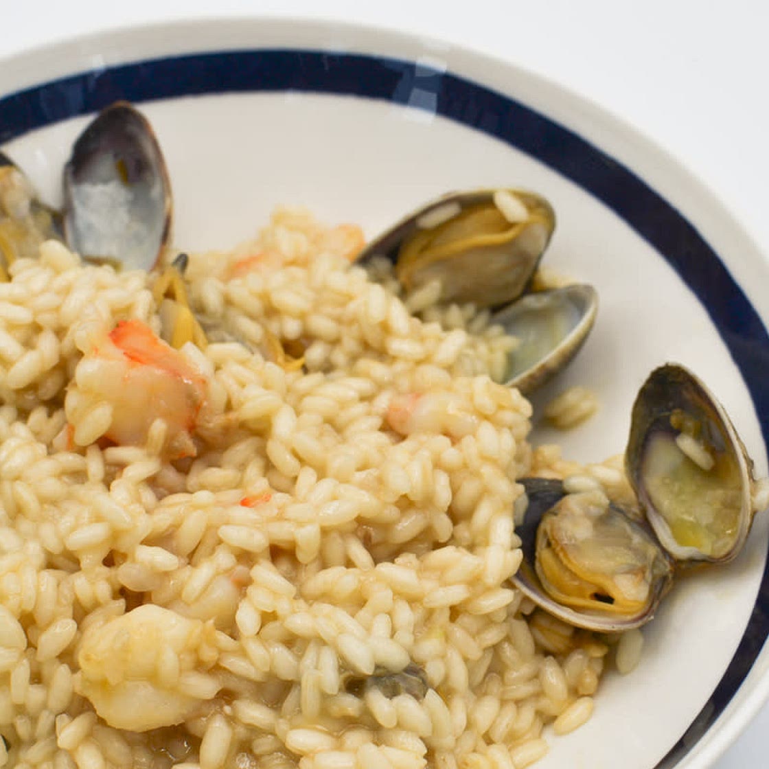 Risotto di Mare - Shrimp and Clam Seafood Risotto