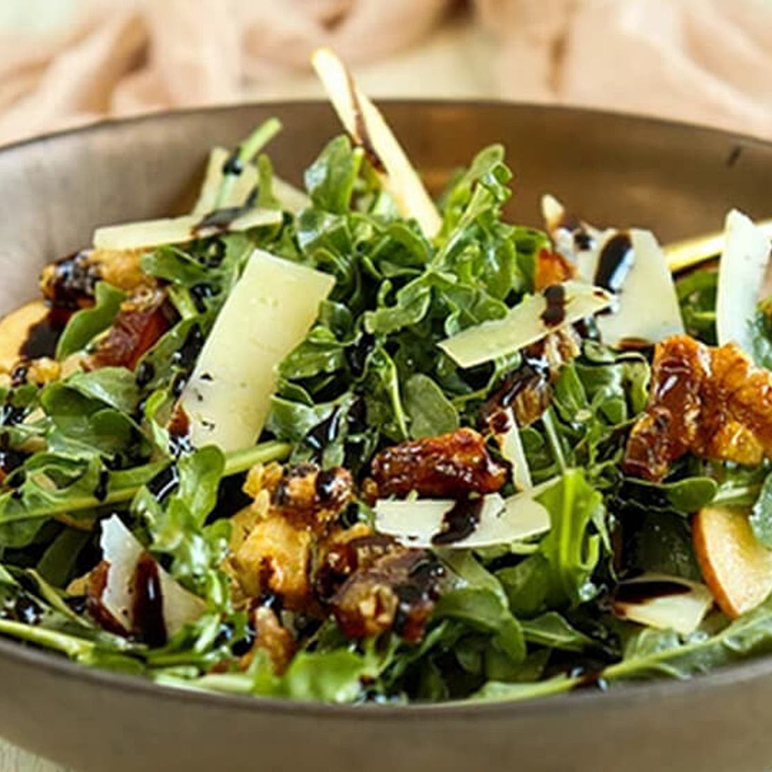 Arugula Salad with Dates & Candied Walnuts | The Fancy Pants Kit