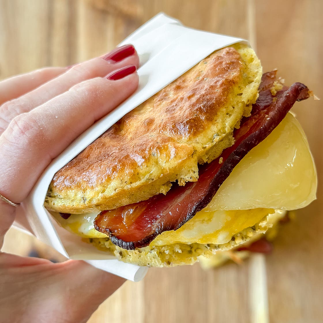Grain Free English Muffins (in the microwave!)