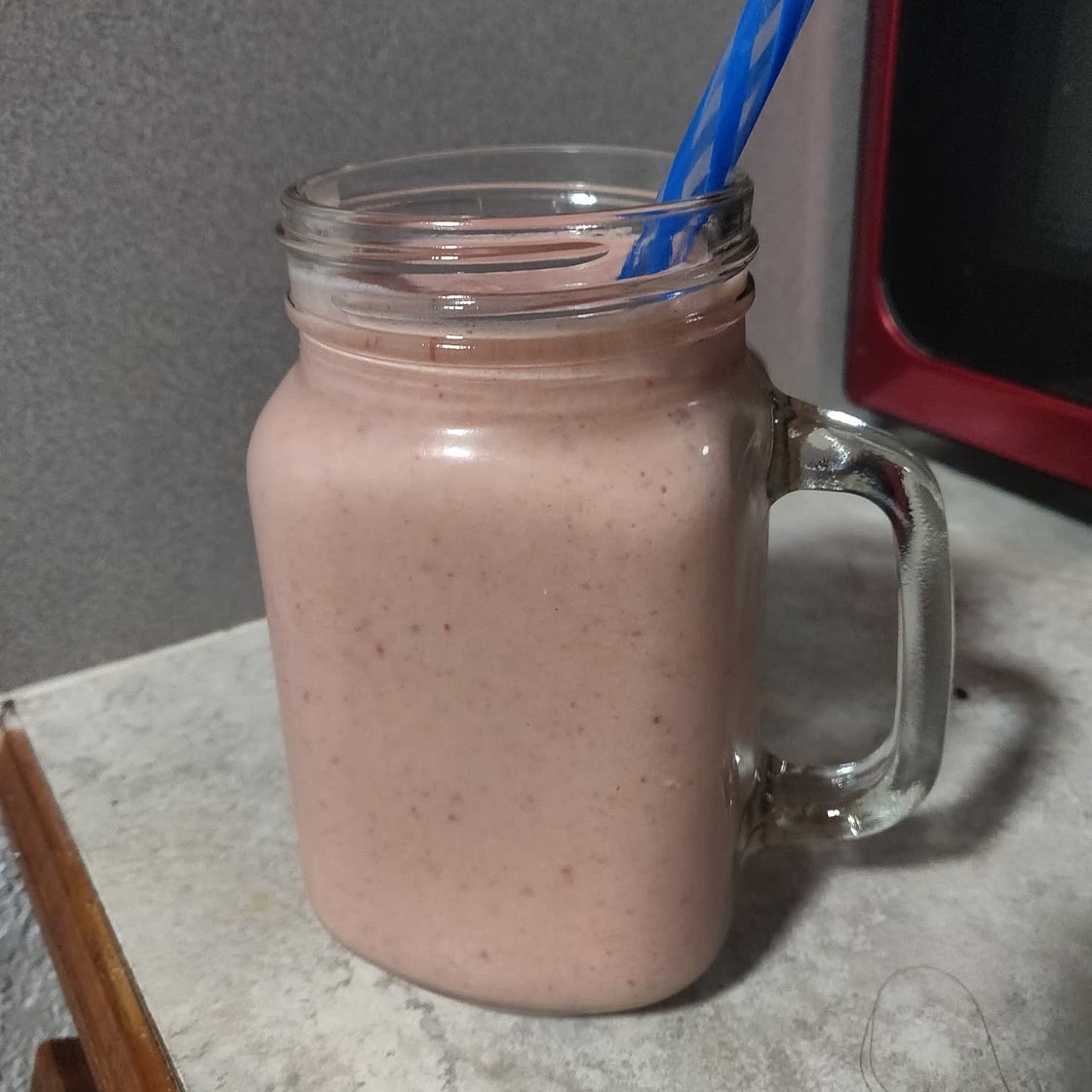 Vitamin C Packed Strawberry Orange Banana Smoothie