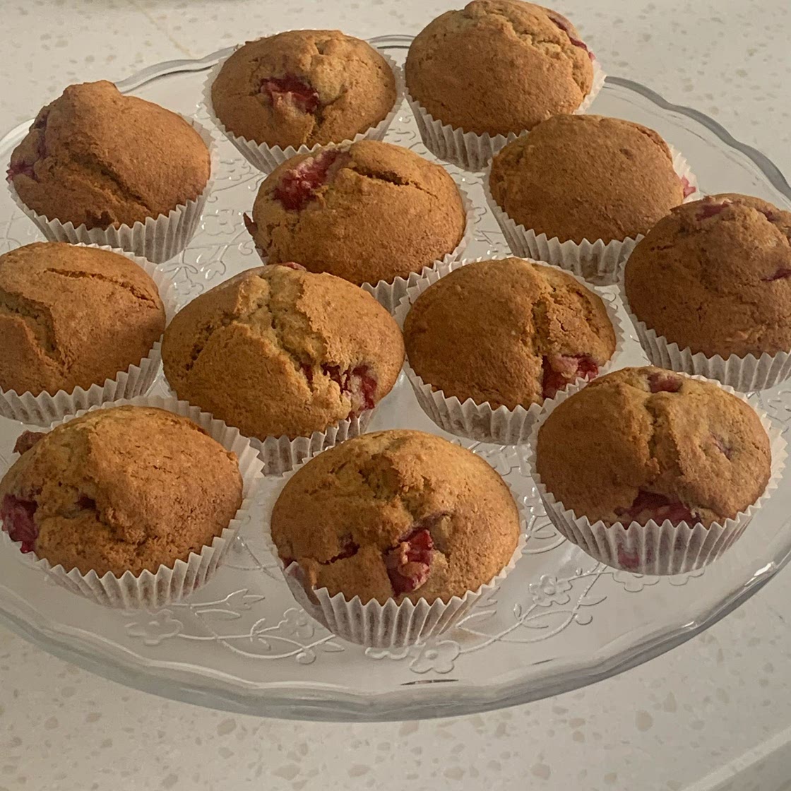 Strawberry Banana Muffins