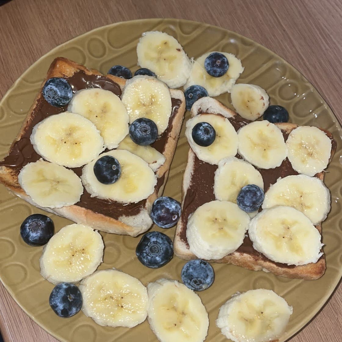 Banana and Nutella on Toast