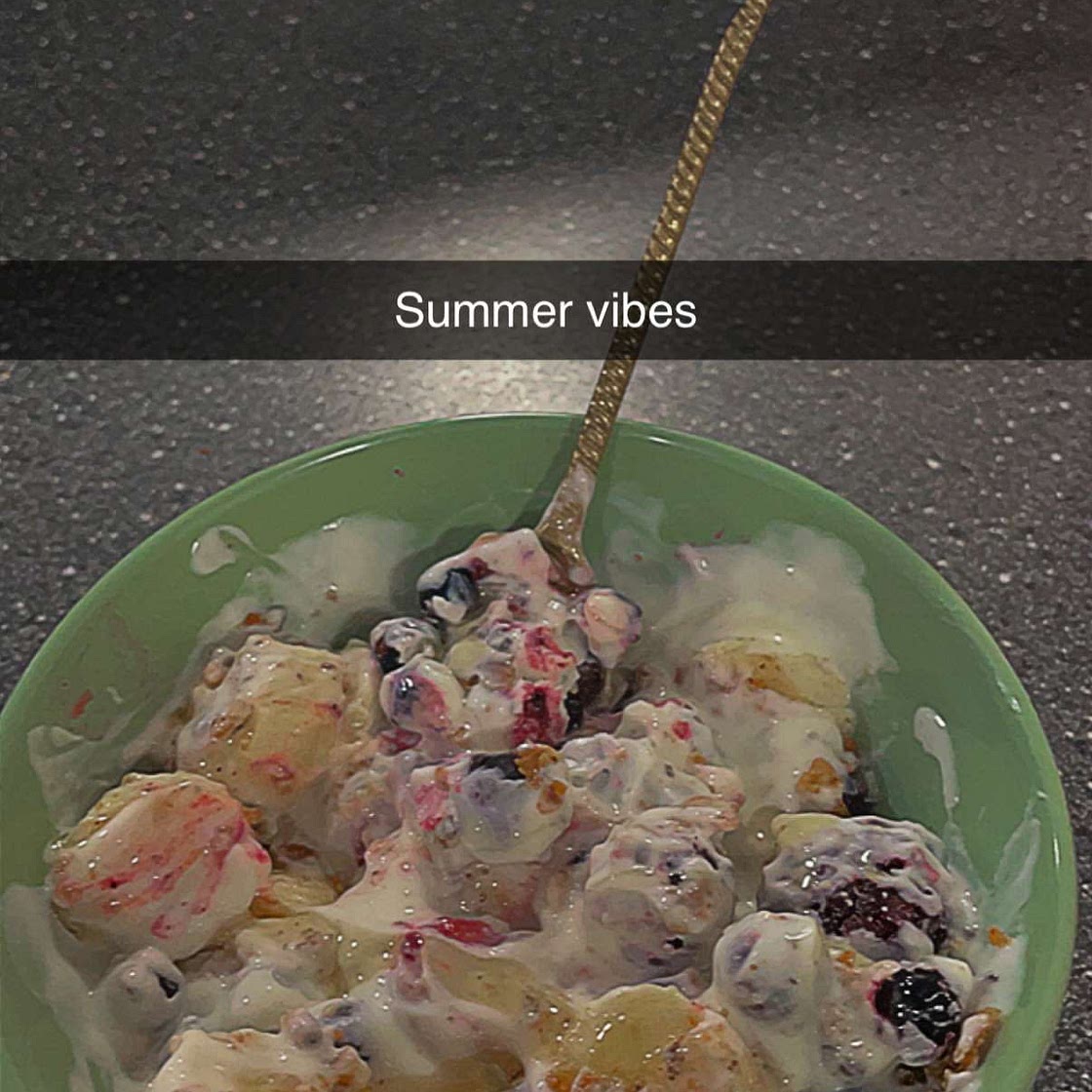 Yogurt Fruit Bowl