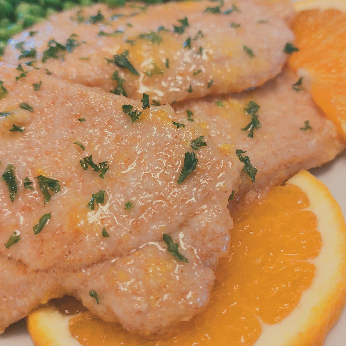 Pork collar - Orange cream