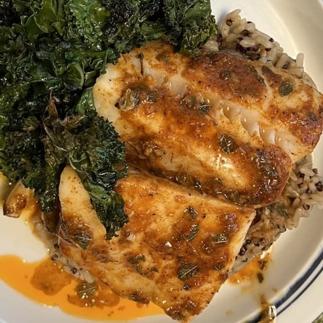 Chili Lime Baked Cod