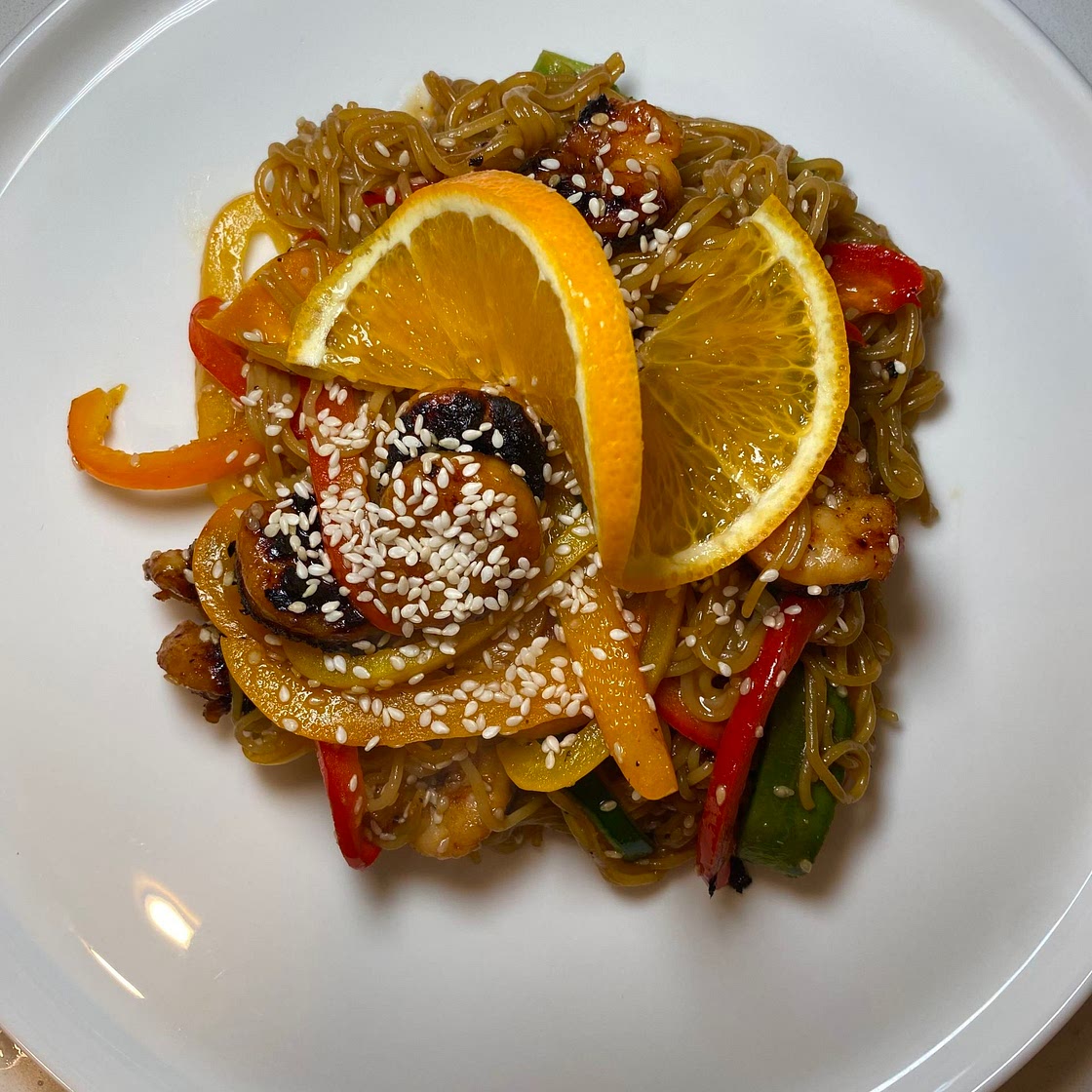 Teriyaki Shrimp Noodles