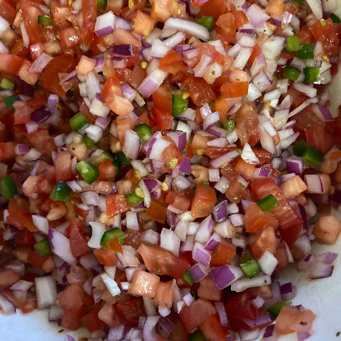 Homemade Pico De Gallo