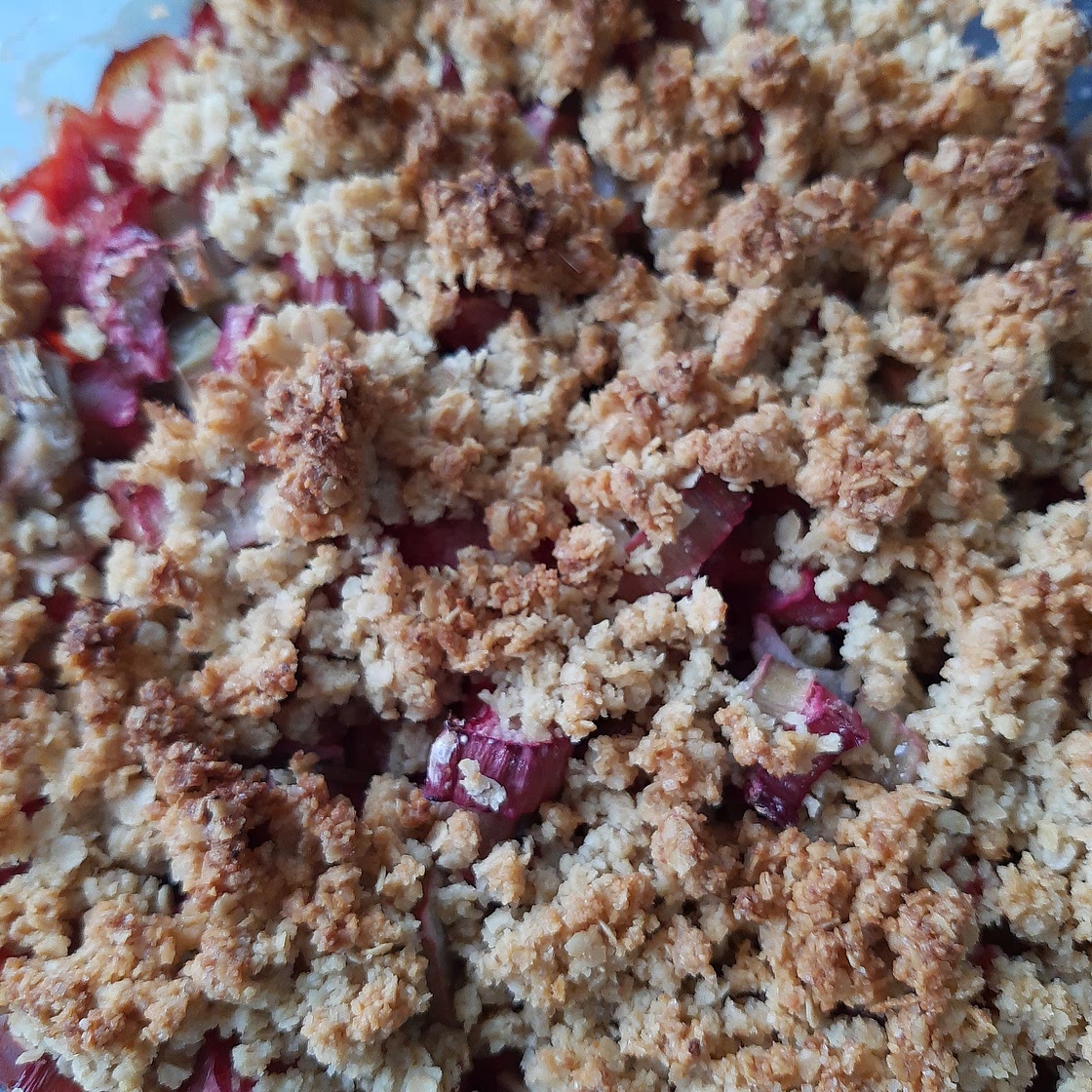 Kim's Rabarber crumble