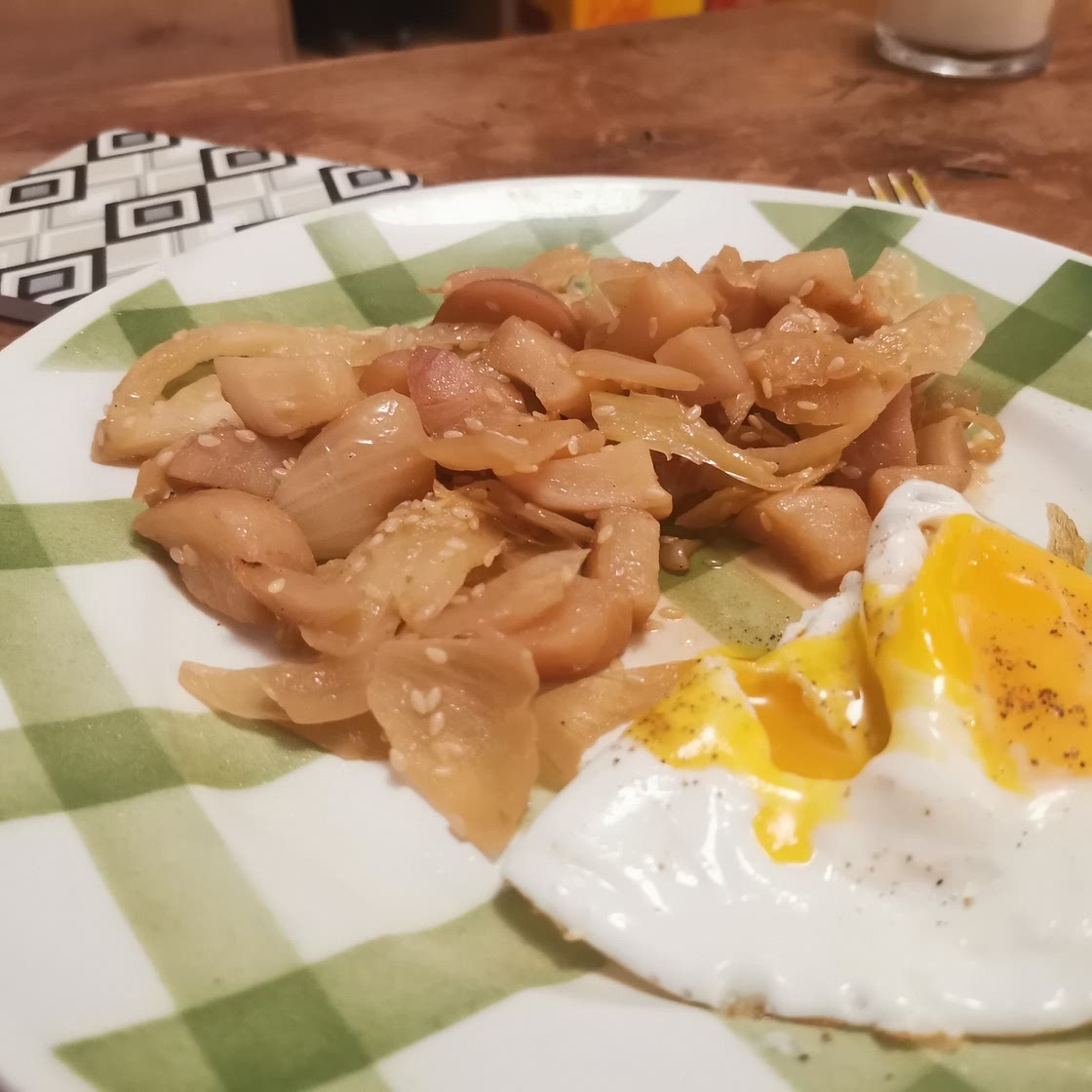Wok fenouil et navet