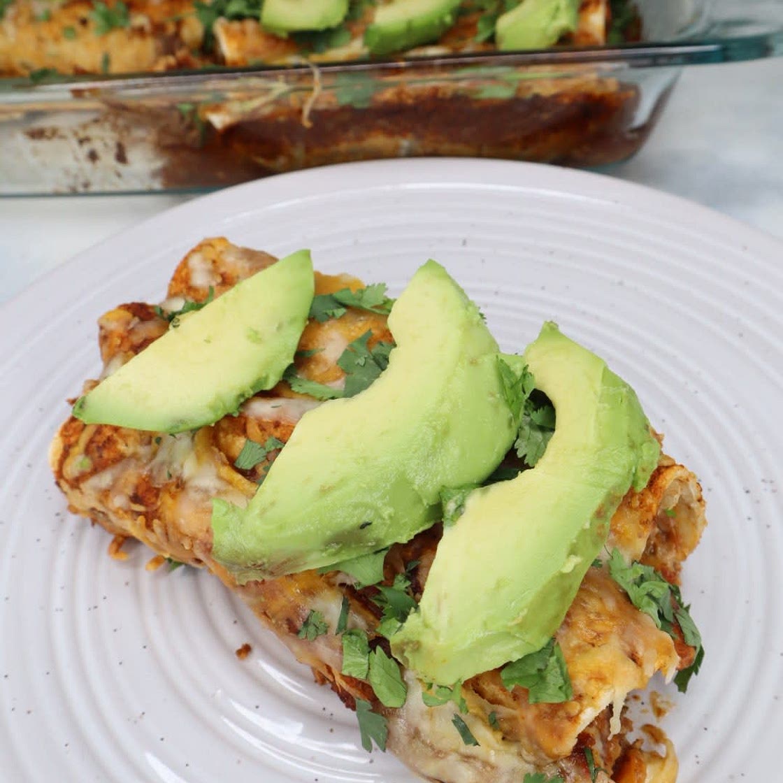 Chicken & Black Bean Enchiladas