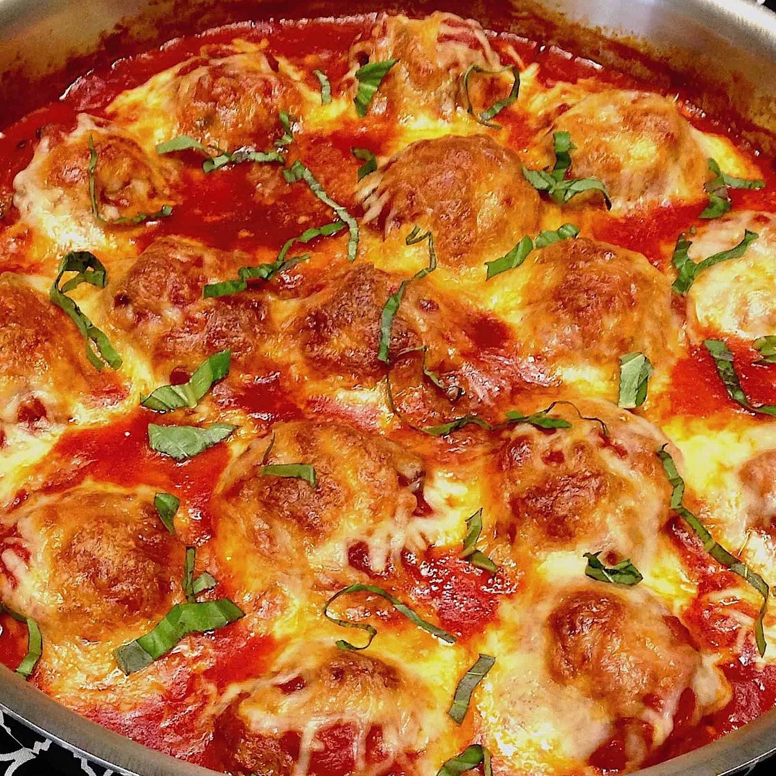 Keto Meatballs Italian Style (Gluten Free)
