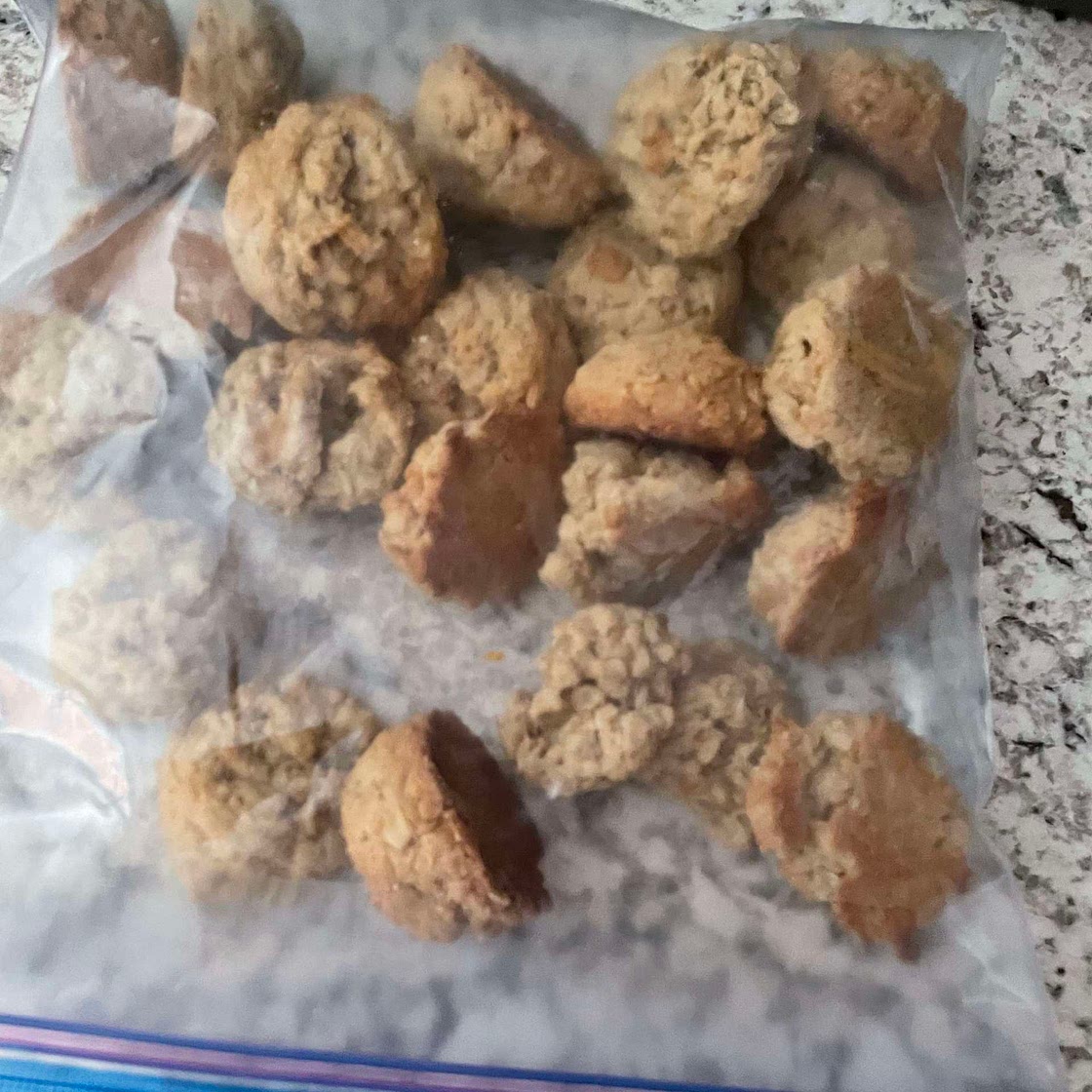 Peanut butter oatmeal cookies 