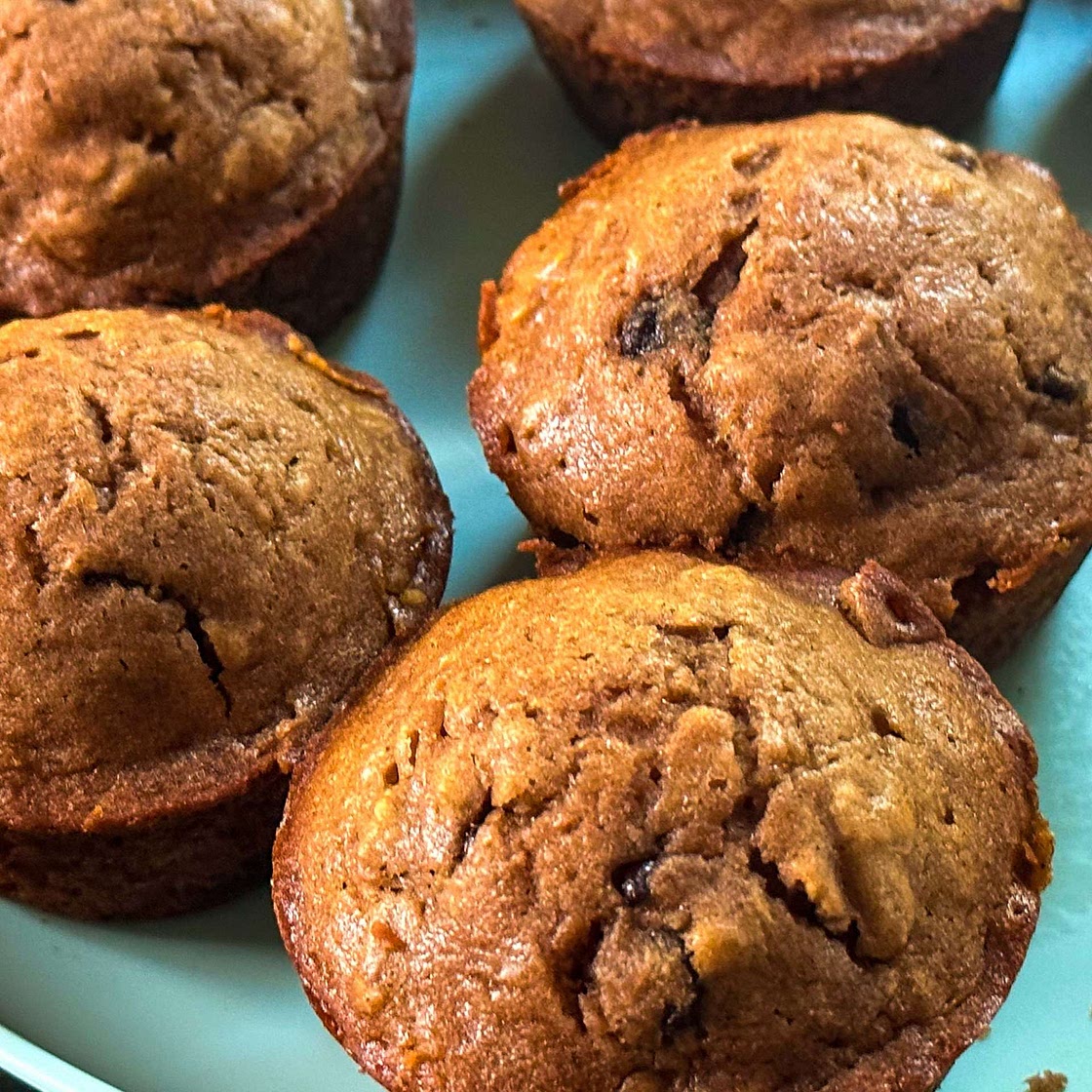 Zucchini Oat Muffins
