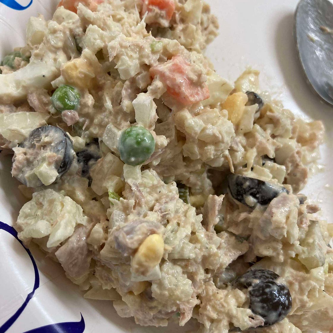 Tuna “Pasta” (Cauliflower) Salad