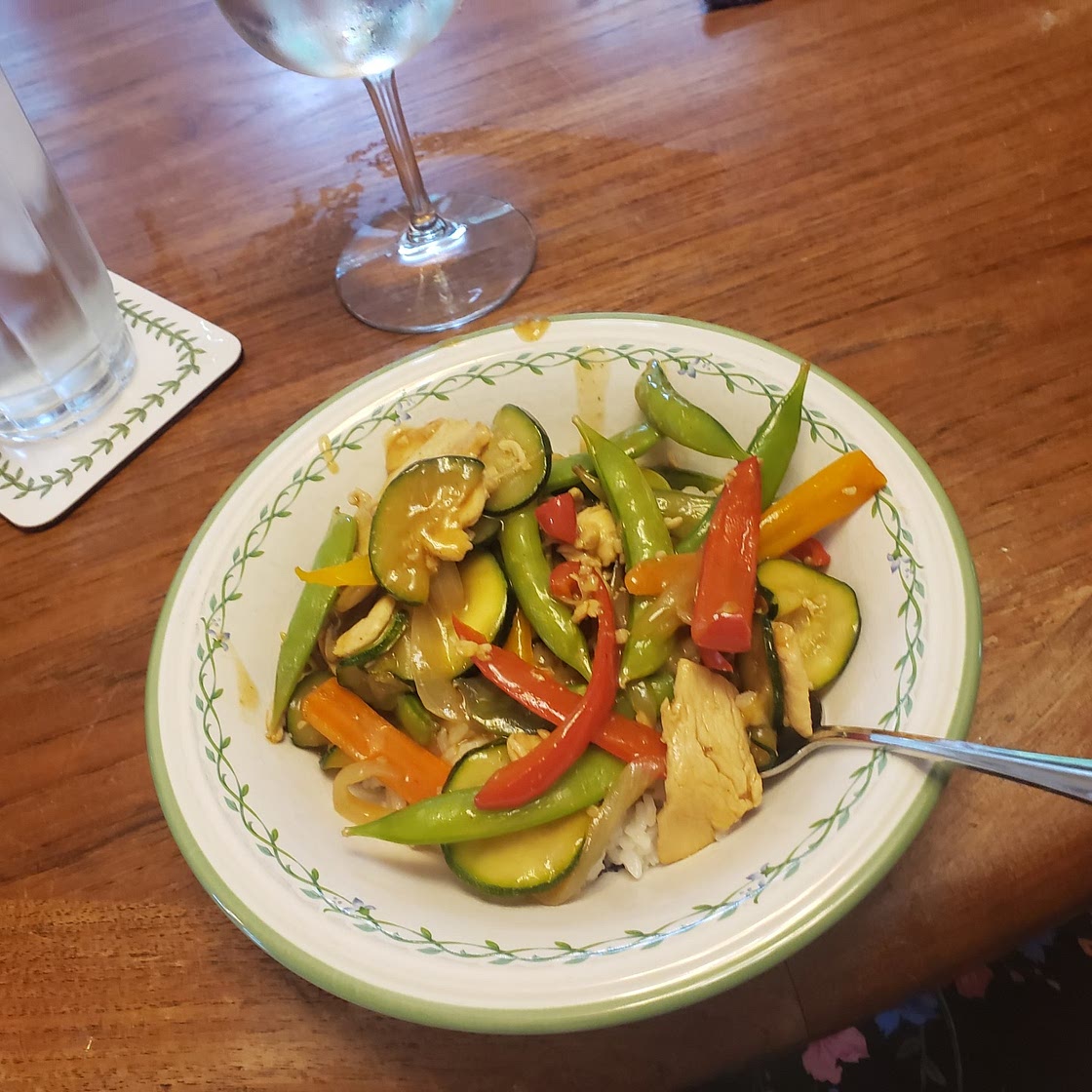 Zuchinni Stir Fry