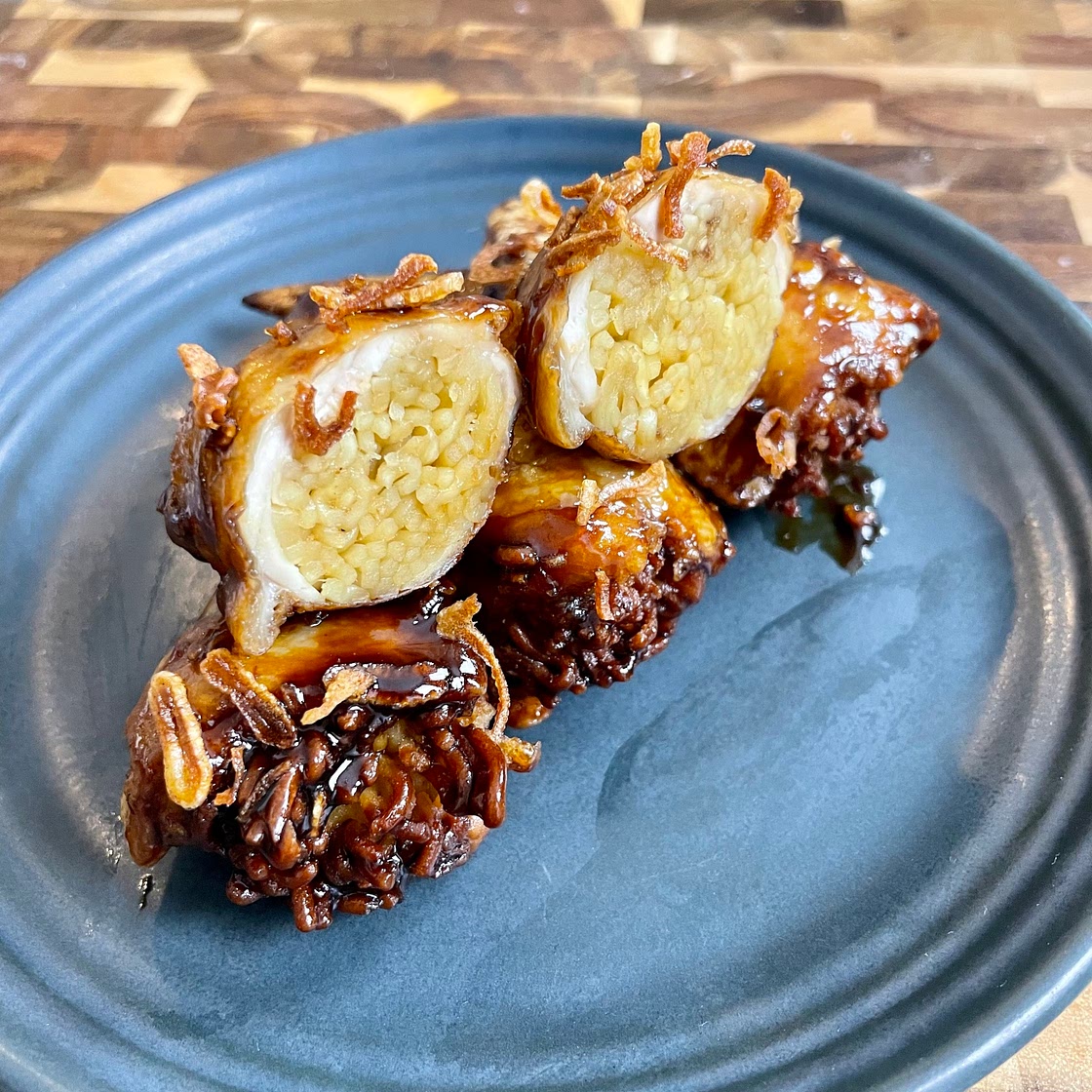 Indomie Stuffed Chicken Wings