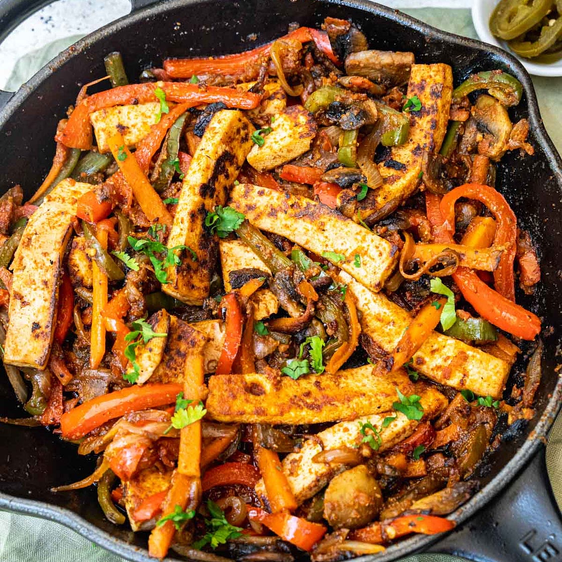 Easy Tofu Fajitas