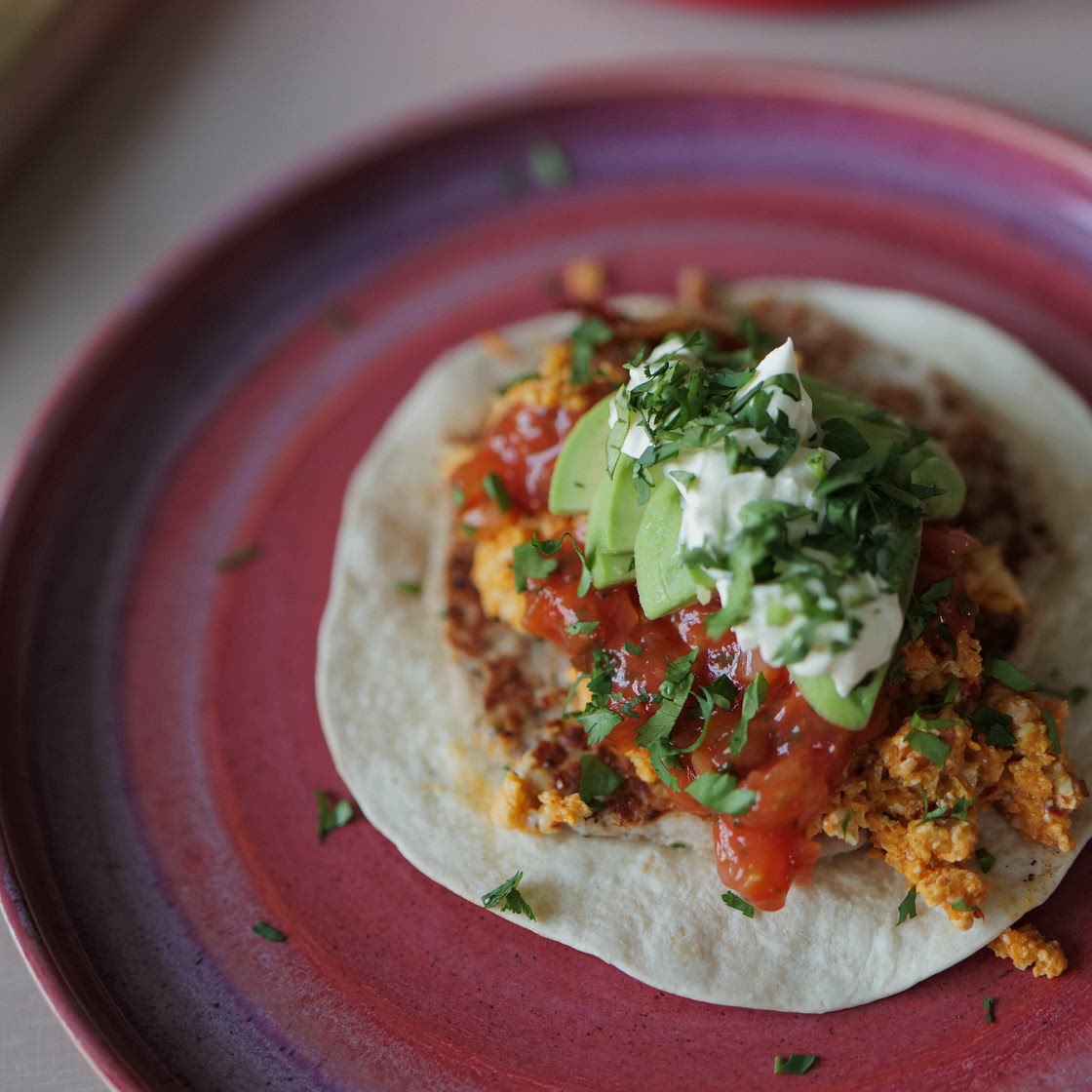 Smashed Breakfast Taco - Low Calorie