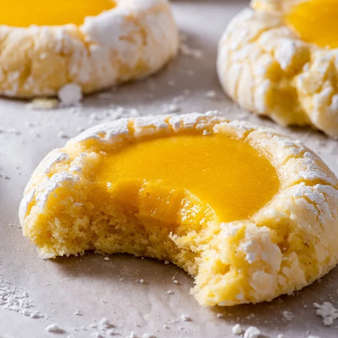 Gluten Free Lemon Curd Cookies