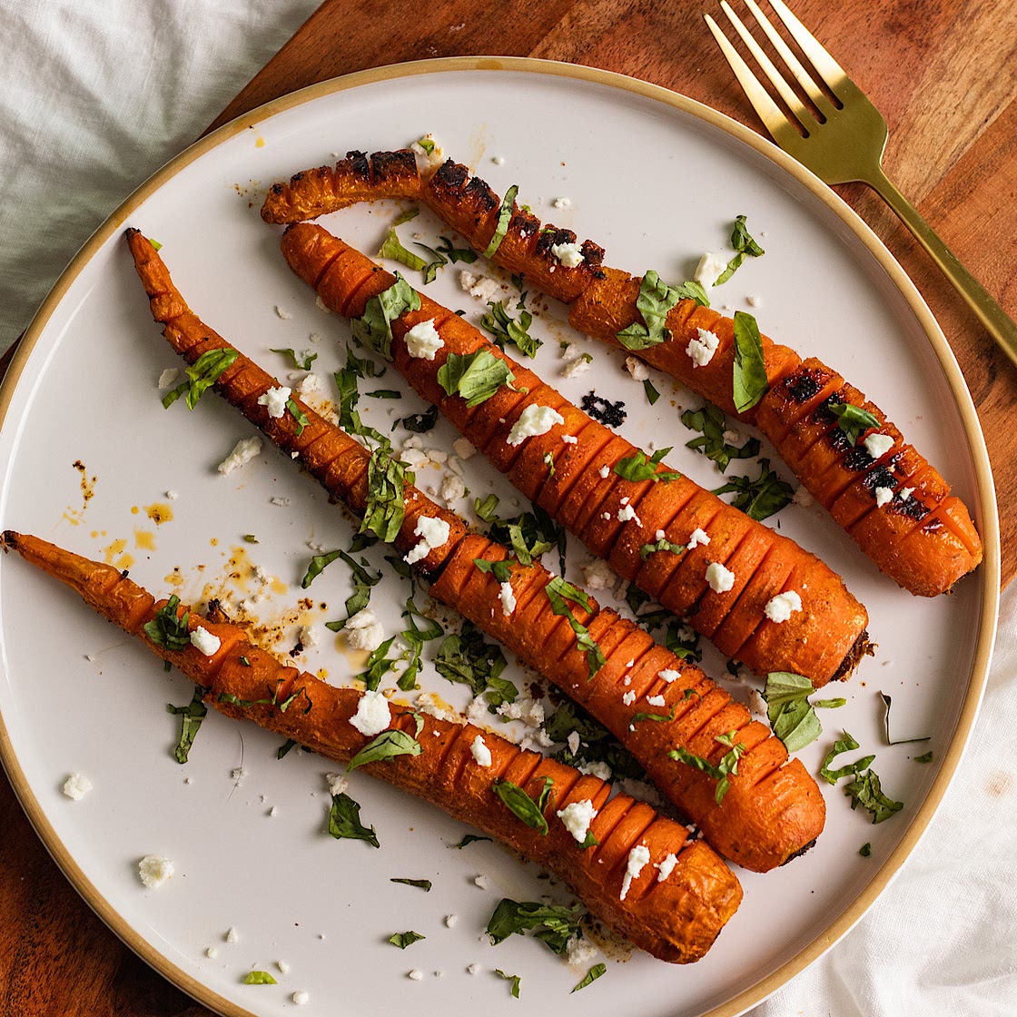 Baked Hasselback Carrots