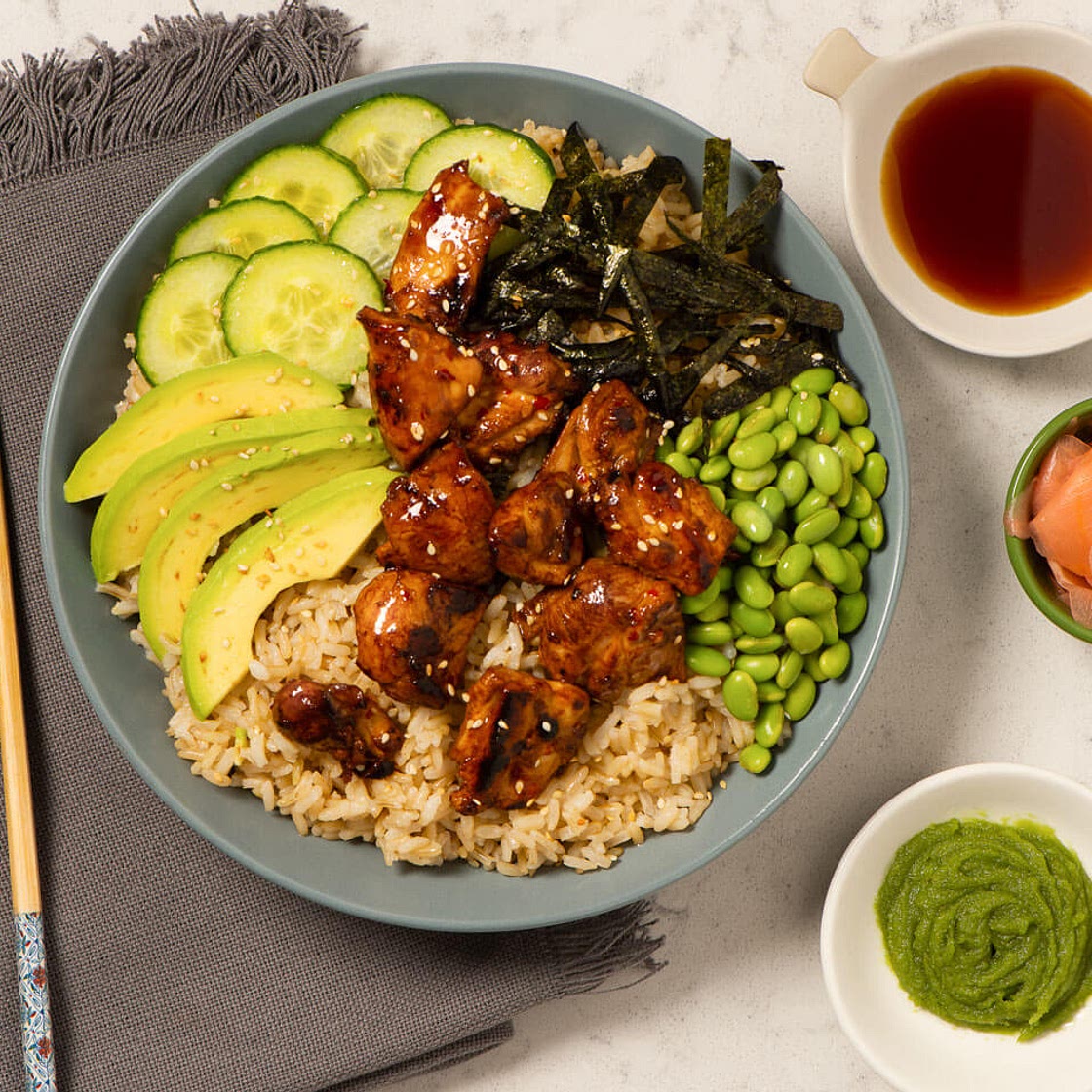 Chicken Poke Bowl