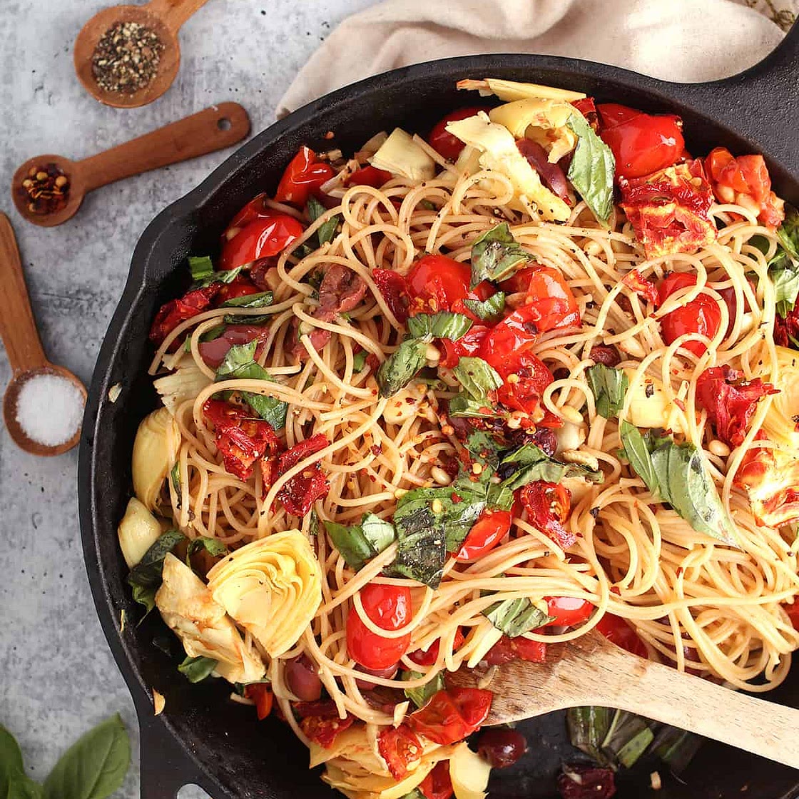 Mediterranean Lemon Pasta