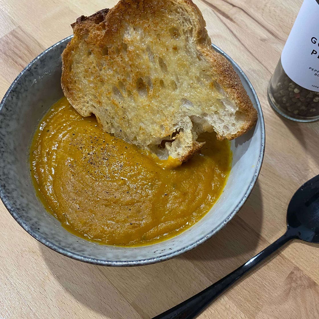 Jamie Oliver Roasted pumpkin Soup