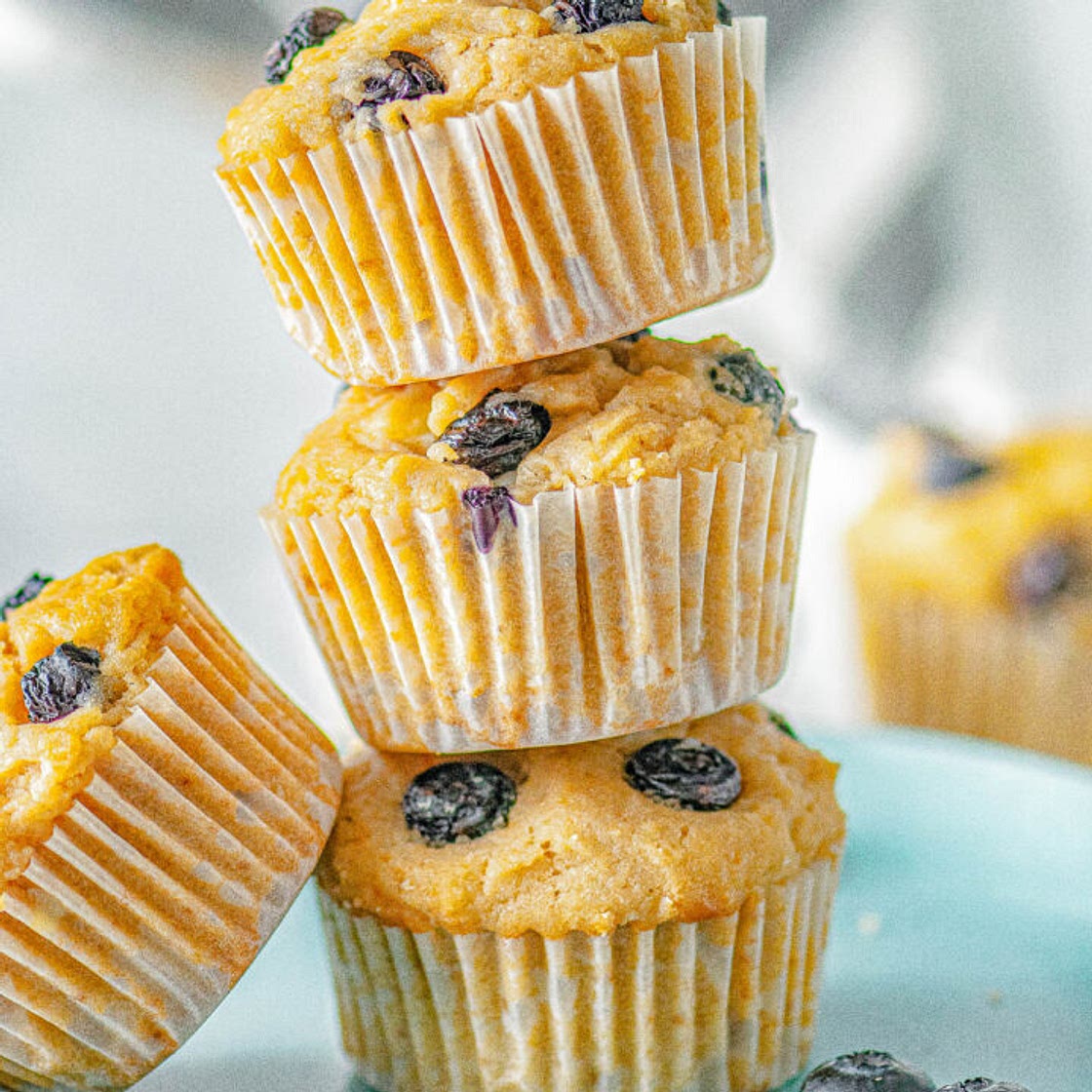 Blueberry Cream Cheese Muffins