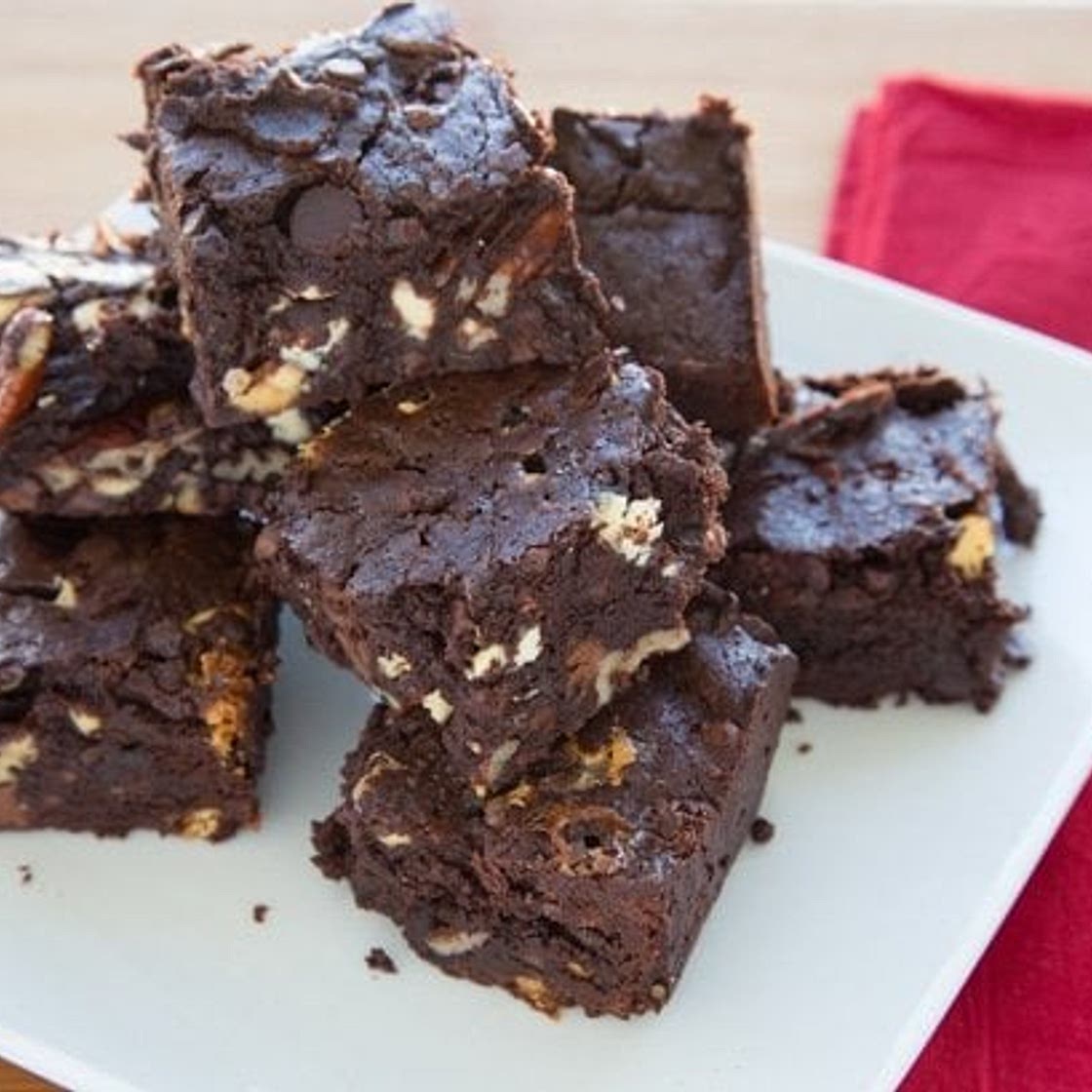 Gluten Free Cocoa Brownies adapted from Alice Medrich's Brownie recipe