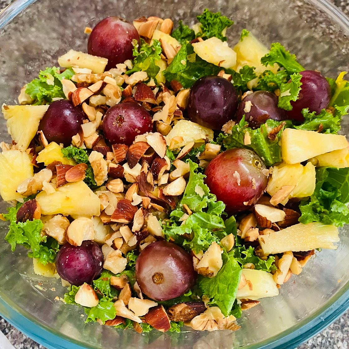 Kale, Mandarin & Pineapple Salad