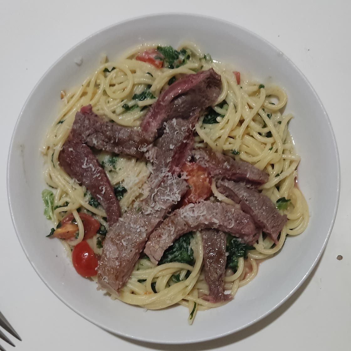 Creamy Steak Fettuccine