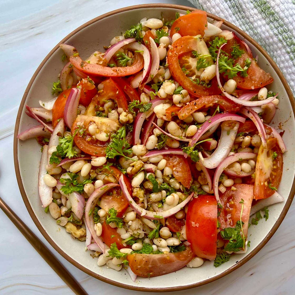 Navy Bean Piyaz