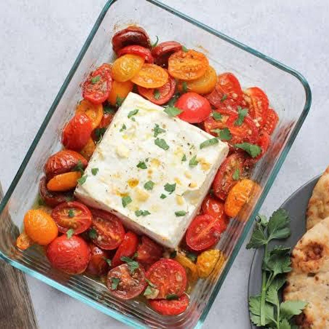 Tomato, Goats Cheese Sauce
